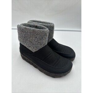 Asportuguesas Women's CLOSE252ASP Pull On Ankle Boot Black Size 40 NWOB